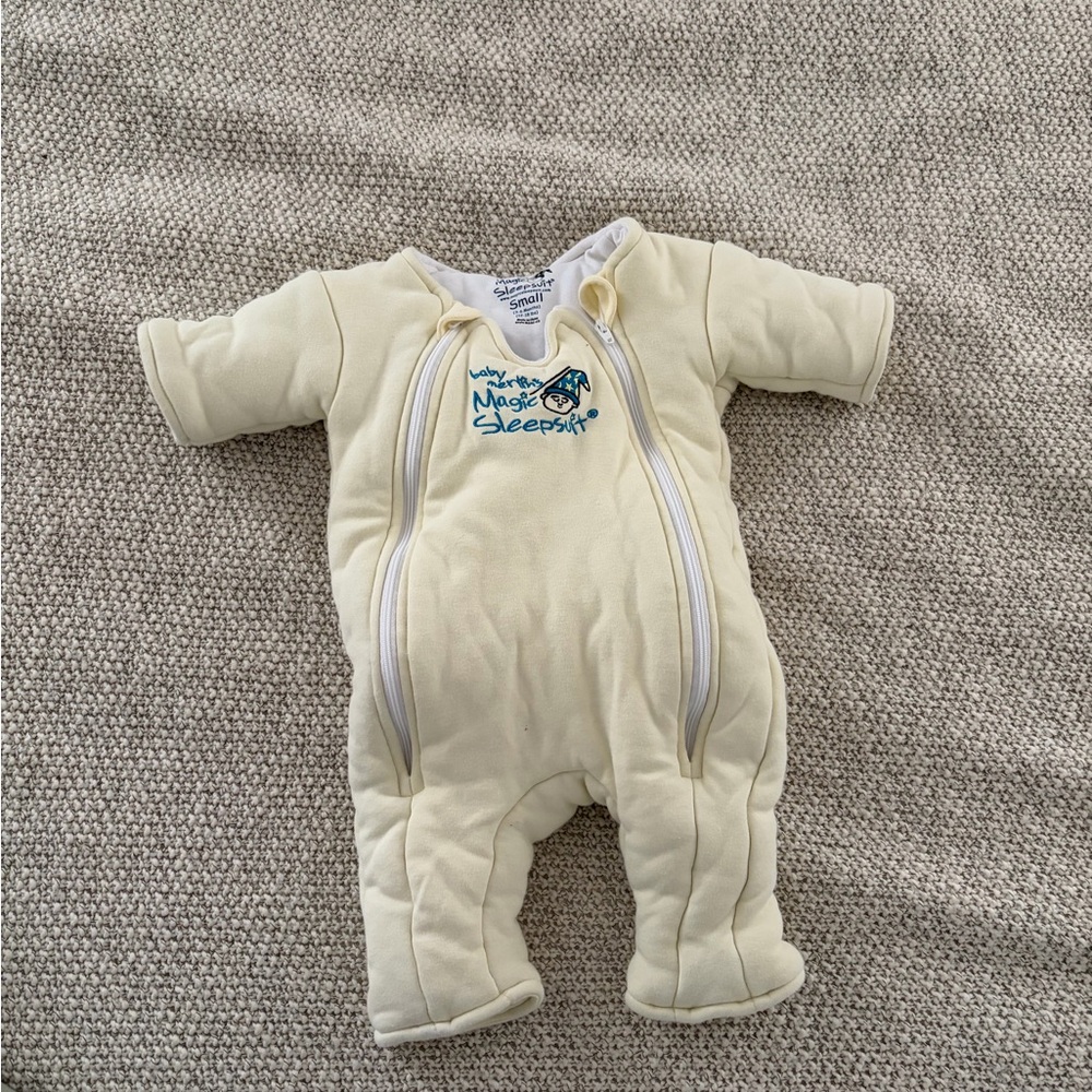 Magic Sleepsuit Cream Baby Pajamas